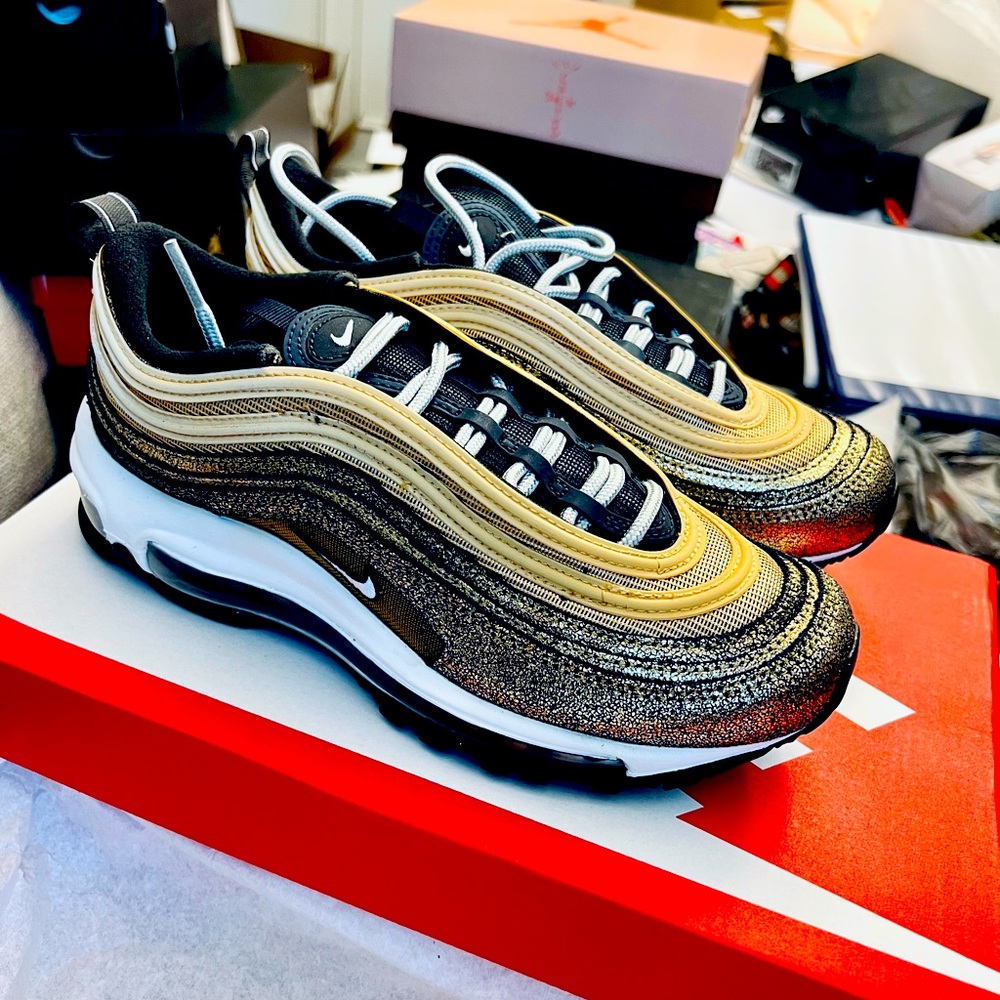 Women’s Nike Air Max 97 Twine/White-Metallic Gold